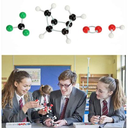 Imagem de Kit de modelo molecular Yopay 240 peças com 86 átomos e 153 links