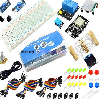 Imagem de Kit De Módulo De Desenvolvimento ESP32 WIFI Com Relé, Display E Sensor, Kit Inicial ESP32S Para