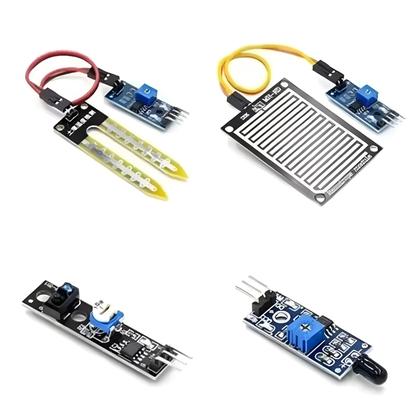Imagem de Kit De Módulo Sensor Inteligente 16 Em 1 Para Desenvolvimento Com Raspberry Pi STM32 R3