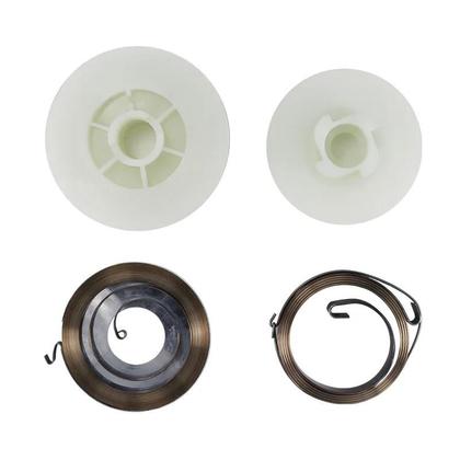 Imagem de Kit De Mola De Retração E Polia De Partida Para Motosserras 45cc 52cc 58cc - Peças De Reposição CMCP
