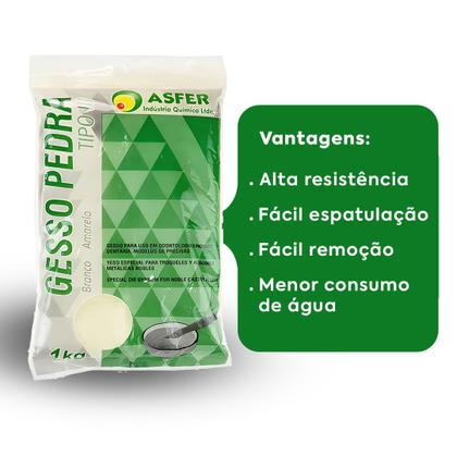 Imagem de Kit de Moldagem Alginato Ezact Kromm Gesso Pedra Tipo 3 Molde o seu Bebê