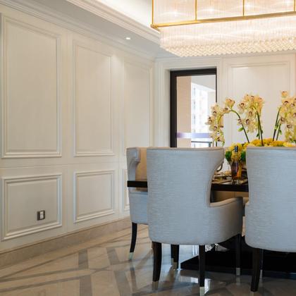 Imagem de Kit de moldagem de parede Pangda 3D Premade Accent Wainscoting Panel