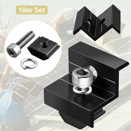 Imagem de Kit de montagem de painel solar Anbte Z Brackets 30 mm/35 mm 10 unidades