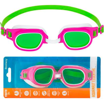Imagem de Kit de Óculos de Natação Infantil para Piscina e Praia Verde e Rosa 2 peças - Bestway