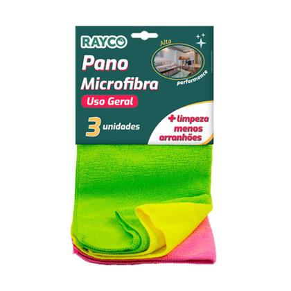 Imagem de Kit de Panos de Limpeza de Microfibra 35x35cm Não solta pêlo Limpeza de casa carro