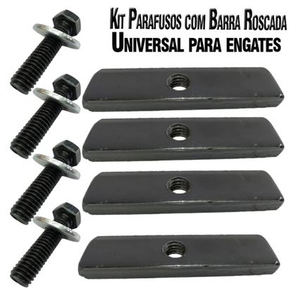 Imagem de Kit de Parafusos  Universal Para Fixação De Engate Automotivo Reboques E Rabicho