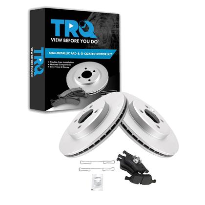 Imagem de Kit de pastilhas de freio e rotor TRQ para Mini Cooper 2002-2006 Front