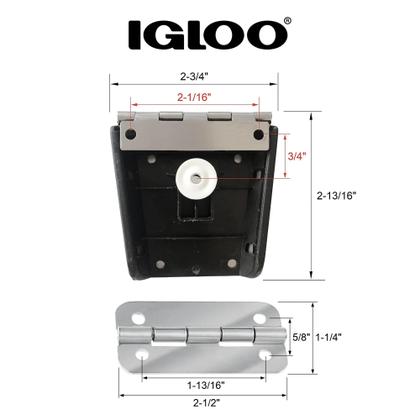 Imagem de Kit de Peças para Cooler Igloo de Aço Inoxidável Pesado