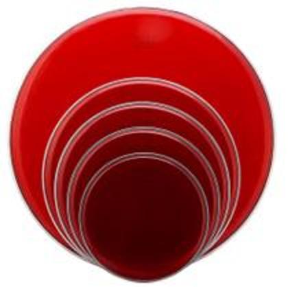 Imagem de Kit de Peles PHX Double Clear Red Tons 10,12,14,16, Bumbo 22 Filme Duplo Vermelha DH0TT-RDK1