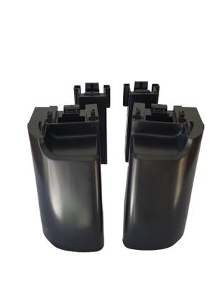 Imagem de Kit De Pés Para Fogão Linha Glass Esmaltec 12cm Preto Original