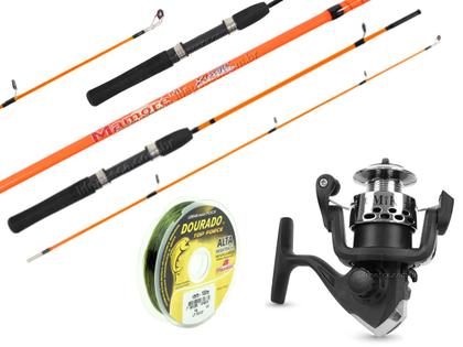 Imagem de Kit De Pesca 1 Vara 1,20m 1 Molinete + Acessórios (Ref. 36)