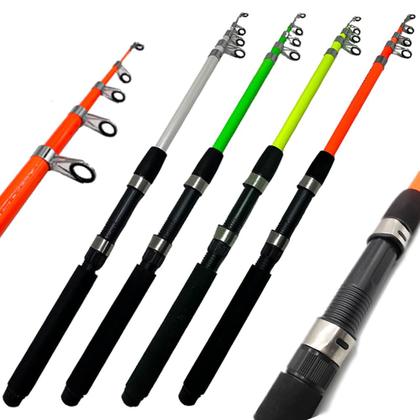 Imagem de Kit de Pesca Completo 10kg com Vara 25lb Sem Gatilho Estojo