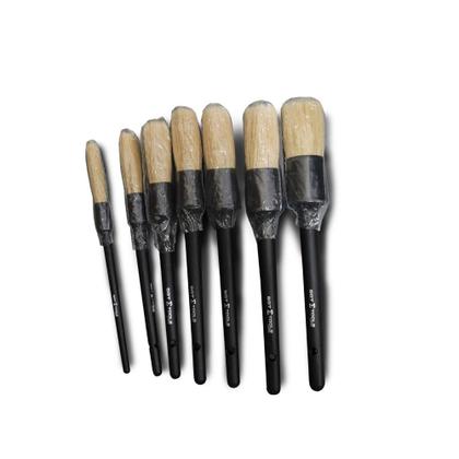 Imagem de Kit de pinceis para detalhamento externo com 7 unidades sigma tools