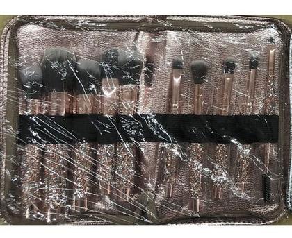 Imagem de Kit De Pincel Para Maquiagem Com 10 Pcs + C/estojo
