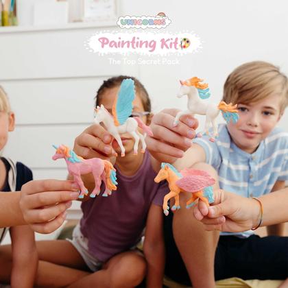 Imagem de Kit de pintura BONNYCO Unicorn Party Favors com 16 conjuntos para crianças