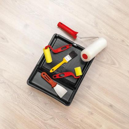 Imagem de Kit De Pintura Completo Atlas 3  4  5  6  7 Peças - Iniciante e profissional parede tinta pincel