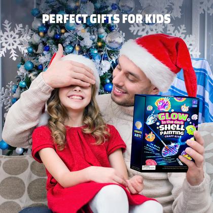 Imagem de Kit de Pintura de Conchas Glow in the Dark EPUMP - Artesanato Infantil (6-12 anos)