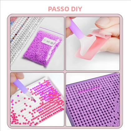 Imagem de Kit De Pintura Em Diamante Stitch Disney, Mosaico Completo De Desenho Animado, Decoração De Parede,