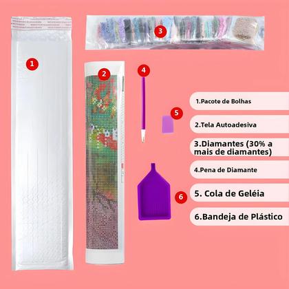 Imagem de Kit De Pintura Em Diamante Stitch Disney, Mosaico Completo De Desenho Animado, Decoração De Parede,