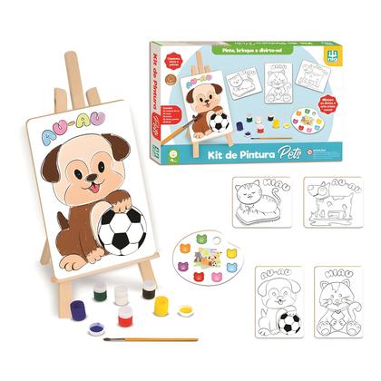 Imagem de Kit de Pintura Infantil Pets Nig Brinquedos