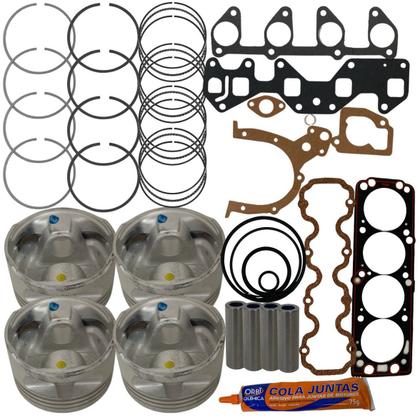 Imagem de Kit de pistão anel juntas gm corsa 1.6 8v efi 1994 a 1996 decar