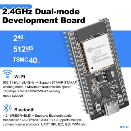 Imagem de Kit de placa de desenvolvimento ESP32 ESP-32S ESP-WROOM-32 x3 com Acc