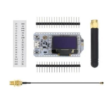 Imagem de Kit De Placa De Desenvolvimento LoRa SX1276 SX1278 ESP32 Bluetooth WIFI Com Display OLED Azul De
