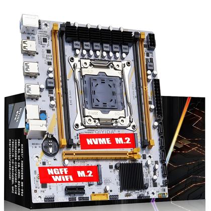 Imagem de Kit De Placa Mãe QIYIDA X99 Com 16GB De RAM DDR4, Suporte Para CPU Xeon E5 2670 V3 E NVME M.2