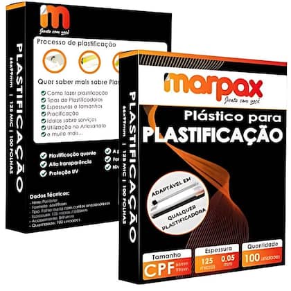 Imagem de Kit de Plastificação Polaseal CPF 66x99x0,05mm com 400un
