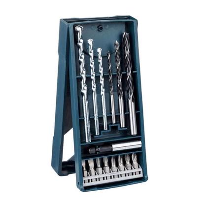 Imagem de Kit de Pontas e Brocas Bosch Mini X-Line 15 Peças