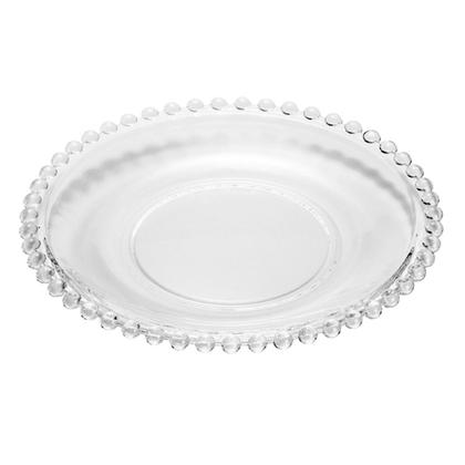 Imagem de Kit De Pratos De Cristal Para Sobremesa 14cm + 20cm Com 4 Unidades Cada