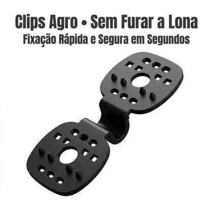 Imagem de Kit De Presilhas AgroClip 3,8cm Com Abertura Prende Firme