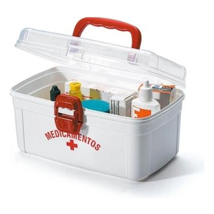 Imagem de Kit De Primeiro Socorros Completo + Maleta 19 X 15,7 X 10cm