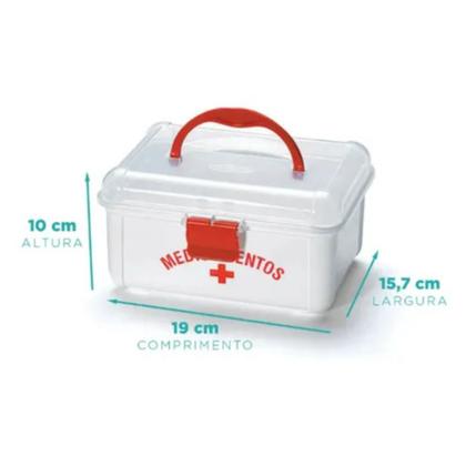 Imagem de Kit De Primeiro Socorros Completo + Maleta 19 X 15,7 X 10cm
