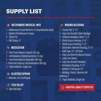 Imagem de Kit de primeiros socorros Adventure Medical Kits Molle Bag Trauma 1.0 Khaki