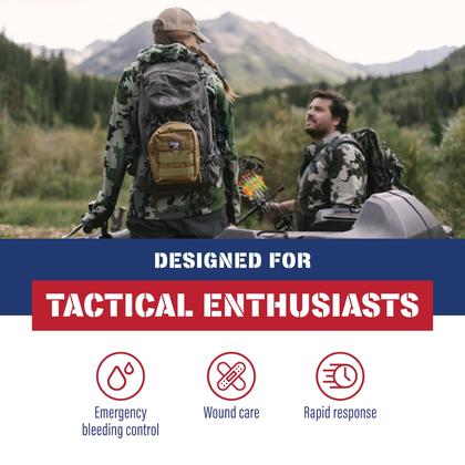 Imagem de Kit de primeiros socorros Adventure Medical Kits Molle Bag Trauma 1.0 Khaki