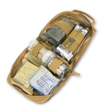 Imagem de Kit De Primeiros Socorros Khaki RHINO RESCUE IFAK Pouch Molle Médico Para Camping, Viagens De Carro
