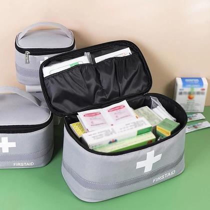 Imagem de Kit De Primeiros Socorros Portátil Para Viagem, Bolsa De Armazenamento De Medicamentos