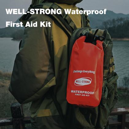 Imagem de Kit de primeiros socorros WELL-STRONG Waterproof Roll Top Boat Red