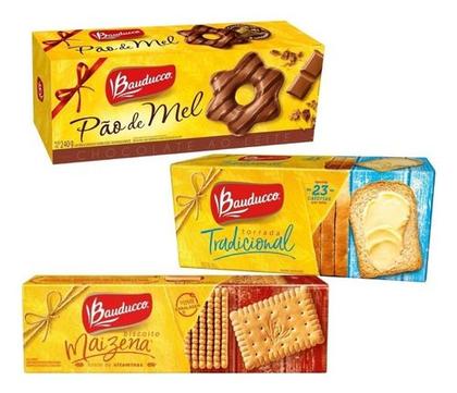 Imagem de Kit De Produtos Bauducco Para Natal Cesta De Natal Exclusiva