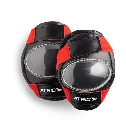 Imagem de Kit de Protecao Infantil com Capacete Cotoveleiras Joelheiras e Luva Tam unico Indicado Para 3 Anos Vermelho Atrio ES198 MULTIKIDS