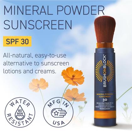Imagem de Kit de proteção solar Brush On Block Full Face SPF30