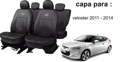 Imagem de Kit de Proteção Veloster 11-14: Capa de Couro + Capa de Cobrir + Limpador de Parabrisa