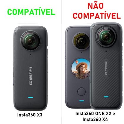Imagem de Kit De Protetores Adesivos De Lentes Para Câmera Insta360 X3