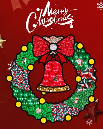 Imagem de Kit de pulseira de amizade de Natal Goldwise com miçangas e pingentes