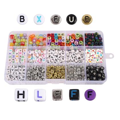 Imagem de Kit De Pulseiras Maleta Missangas Completas Coloridas Letras