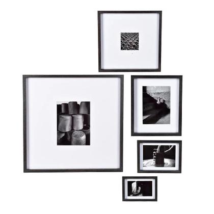 Kit de quadros em mdf tema artesanato - 5pcs preto - GRILLO Imagem de Kit de quadros em mdf tema artesanato - 5pcs preto