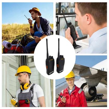Imagem de Kit de Rádios Walkie-Talkie com 16 Canais Conexão Instantânea BOM5700