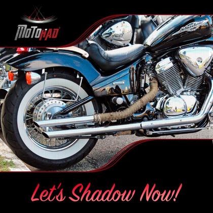 Imagem de Kit de Raio Inox Bace Shadow 750 Diant. + Tras. (4,0mm)