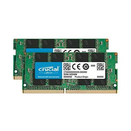 Kit de RAM Crucial 32GB (2x16GB) DDR4 2400MHz CL17 para Notebook